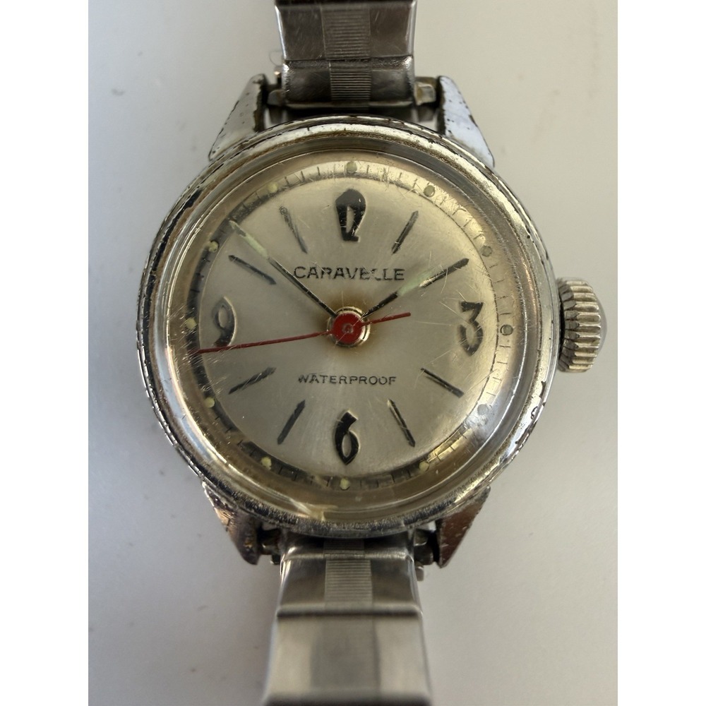 Vintage‎ 1975 Women's Caravelle by Bulova Stainless Steel Watch